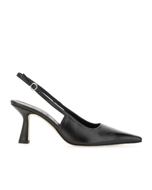 Aeyde Black Slingback Sandals Fernanda
