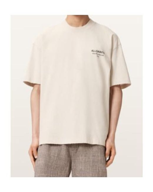 AllSaints White Dreamer T-Shirt for men