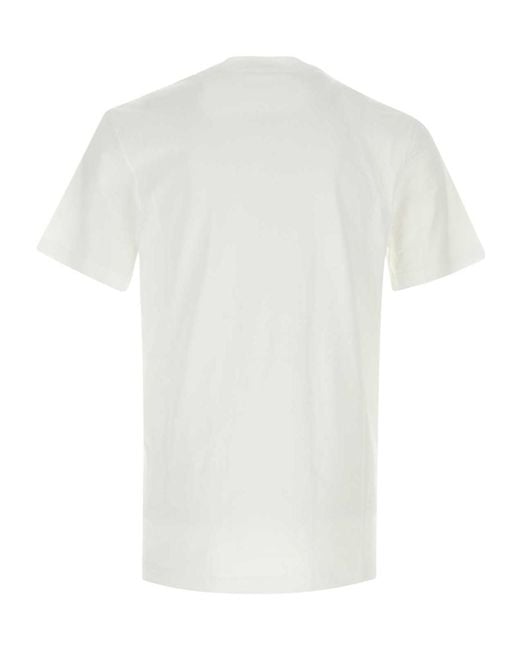 Moschino White Short-Sleeved T-Shirt for men