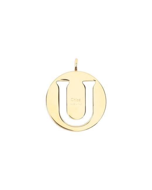Chloé Metallic Pendant Shaped