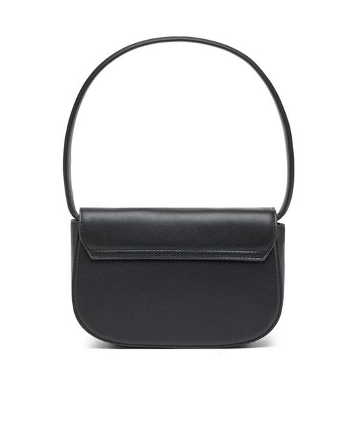 DIESEL Black 1Dr Logo Plaque Shoulder Bag