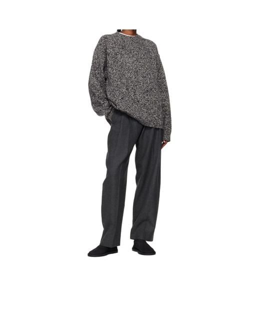 Studio Nicholson Black Korine Suede Loafers