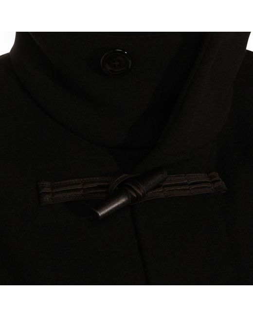 Lemaire Black Short Duffle Coat