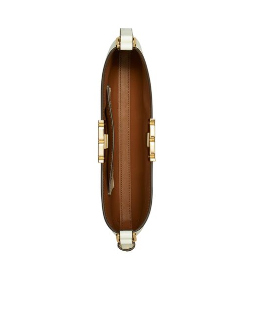 Tory Burch Natural Eleanor Slim Shoulder Bag