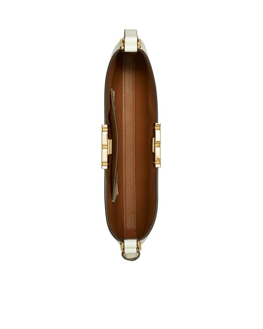 Tory Burch Natural Eleanor Slim Shoulder Bag