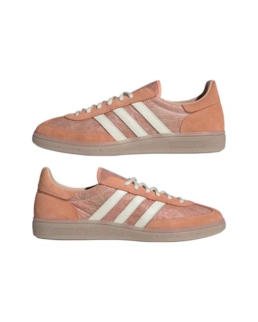 Adidas Originals Pink Handball Spezial Lace-Up Sneakers for men