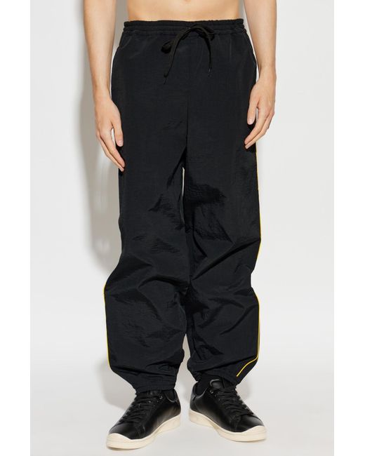 Moschino Black Drawstring Sweatpants for men