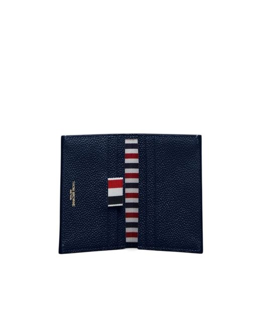 Thom Browne Blue Double Card Holder