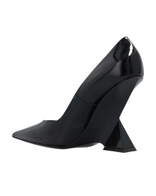 The Attico Black Cheope Patent Pump