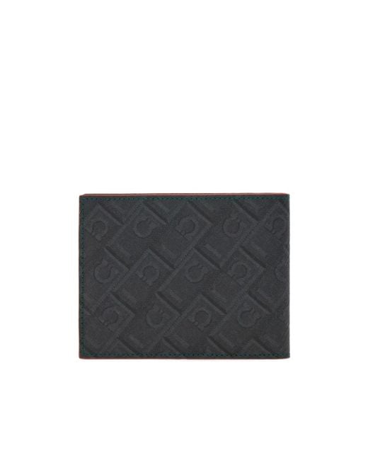 Ferragamo Green Ferragamo Monogram Wallet for men