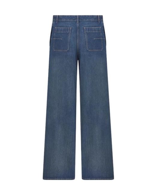 Dior Blue Flared Jeans