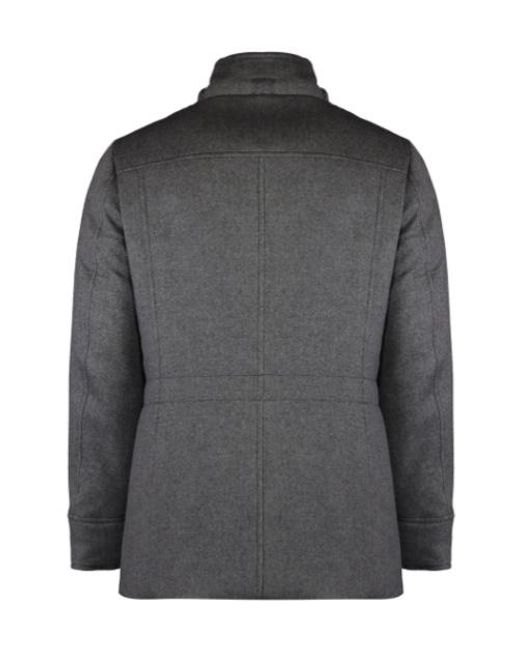 Moorer Gray Kurtbab Coat for men