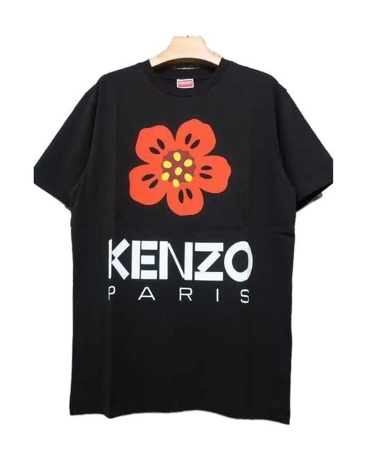 KENZO Black Logo T-Shirt for men