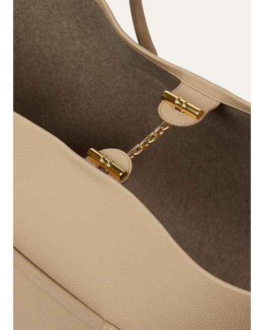 Loro Piana Natural Ghiera Large Shoulder Bag
