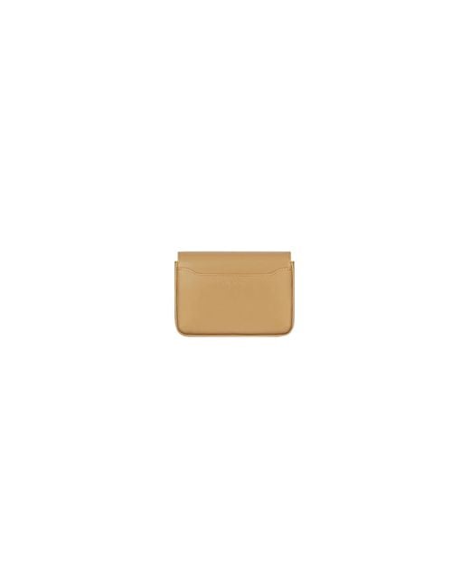 Givenchy Metallic Logo-Buckle Leather Crossbody Bag