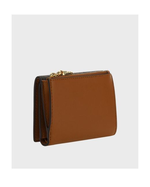 MICHAEL Michael Kors Black Monogram Logo Plaque Wallet