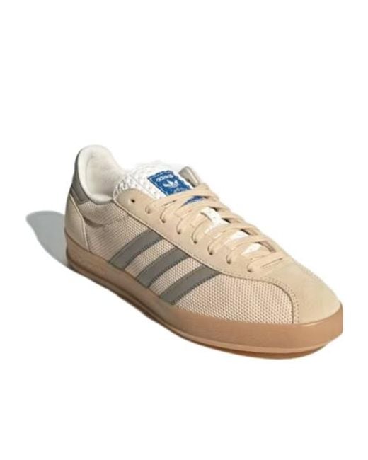 Adidas Originals Natural Gazelle Indoor Pro Lace-Up Sneakers for men