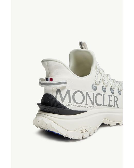 Moncler White Trailgrip Lite 2 Low Top Sneakers