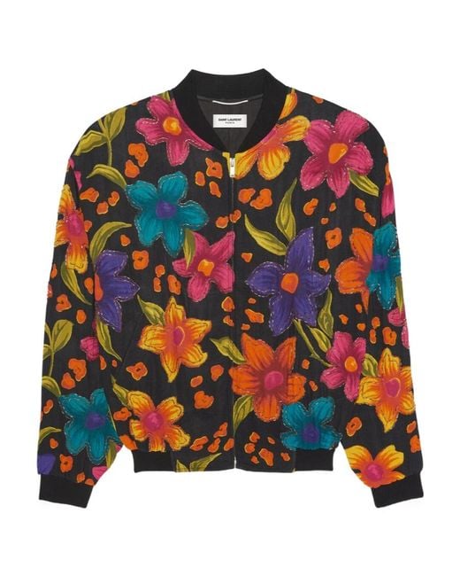 Saint Laurent Orange Teddy Jacket for men