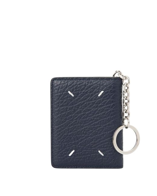 Maison Margiela Blue Card Holder Clip 2 Keyring