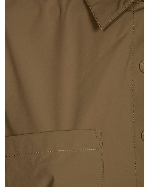 Save The Duck Green Pocket Collared Shirt