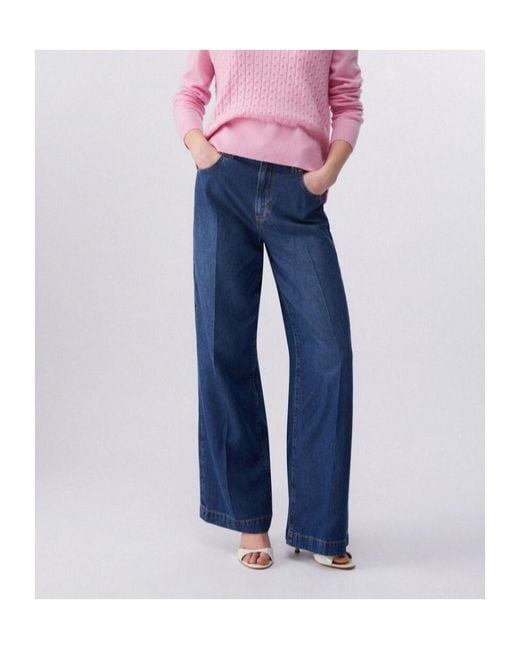 Liu Jo Blue High-Waist Flared Jeans