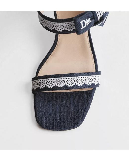 Dior Blue J'A Heeled Sandal With Straps