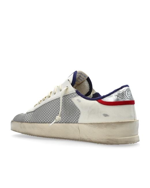 Golden Goose Deluxe Brand Pink Stardan Lace-Up Sneakers for men
