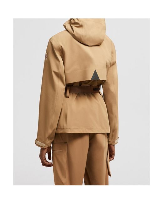 Moncler Natural Fex Hooded Shell Jacket