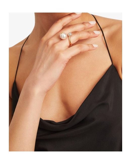 Jimmy Choo Metallic Auri Ring