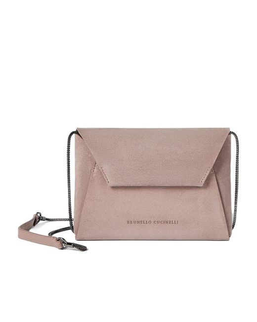 Brunello Cucinelli Pink Bc Duo Pochette