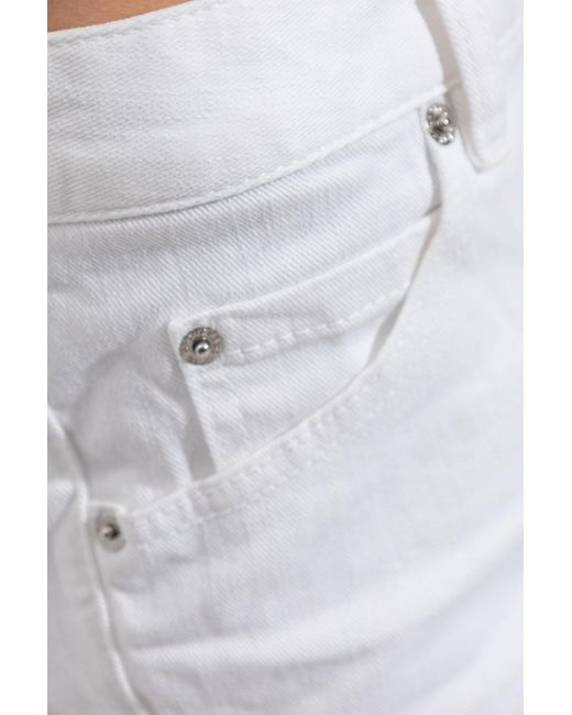 DSquared² White Slim Fit Jeans