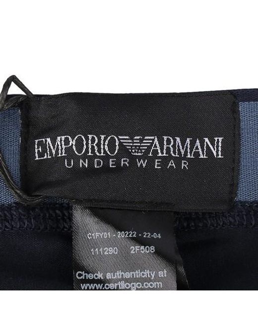 Emporio Armani Blue Logo Underwear for men