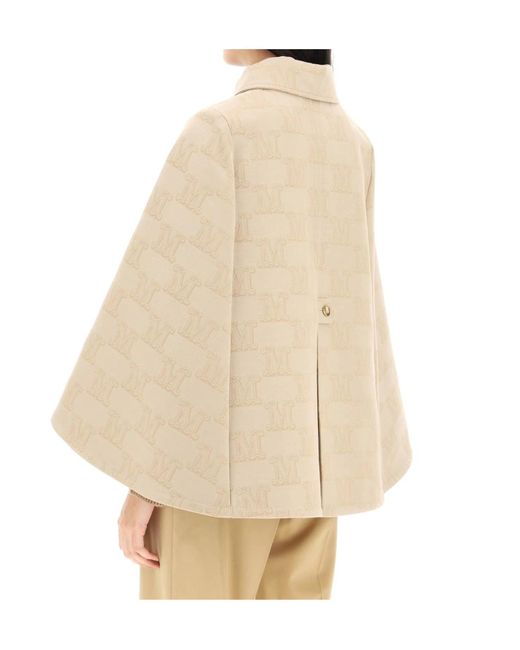 Max Mara Natural Single-Breasted Button-Fastening Jacket