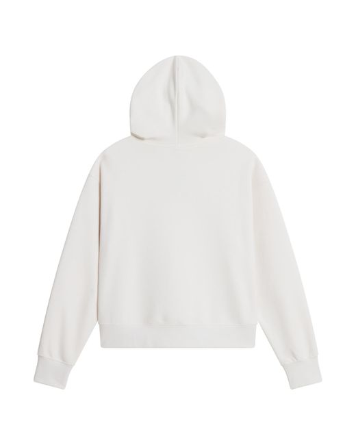The North Face White Essential Simple Dome Boxy Hoodie