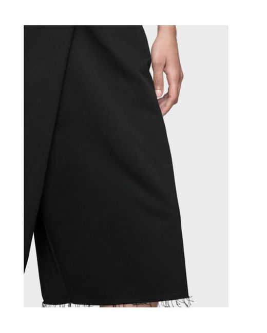 Maison Margiela Black Raw Hem Bermuda Shorts