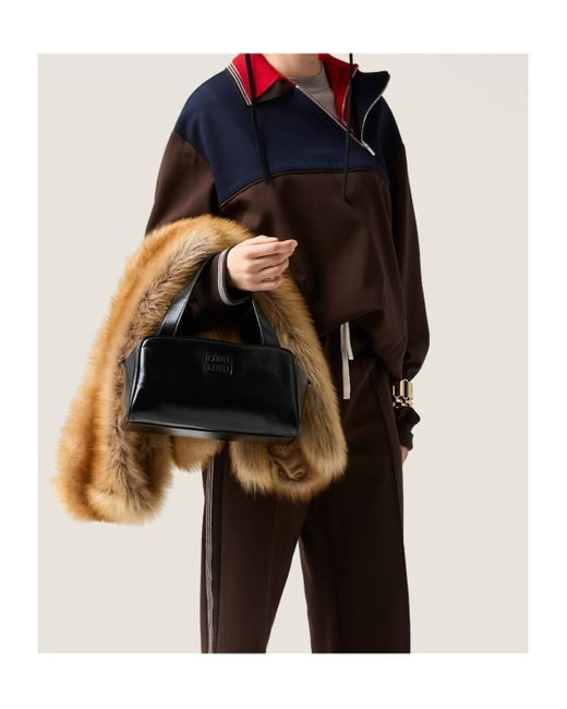 Miu Miu Blue Zipper Sweatshirt