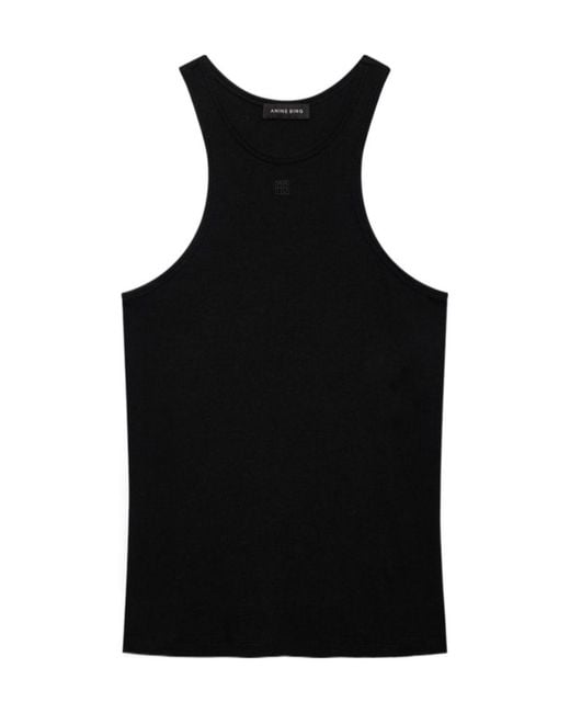 Anine Bing Black Sleeveless Tops