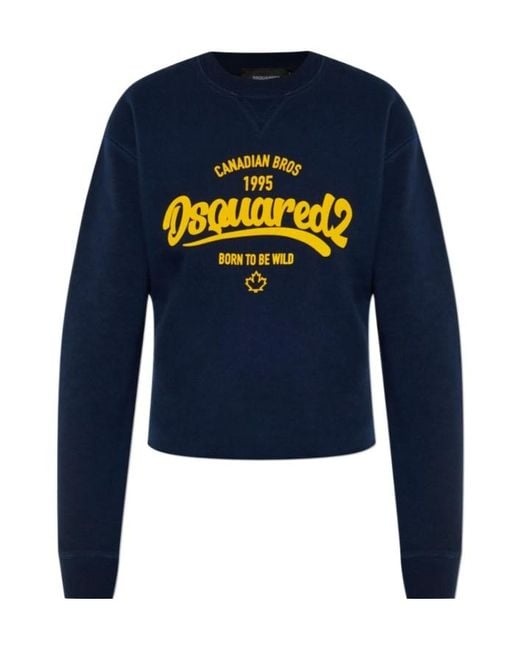 DSquared² Blue Sweatshirts