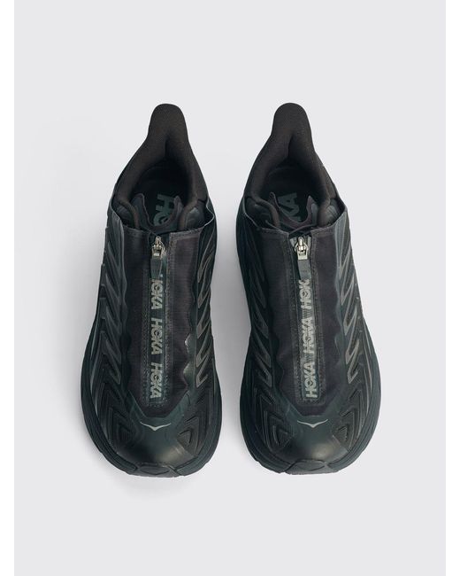 Hoka One One Black Low-Top Sports Shoes for men