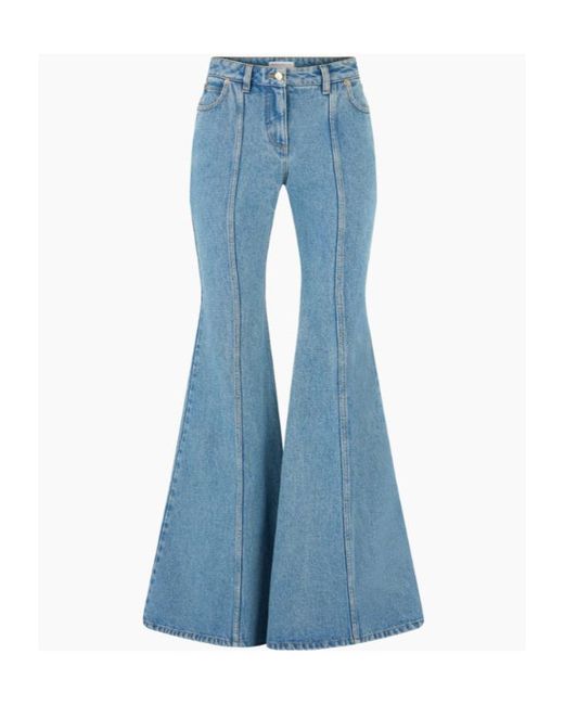 Nina Ricci Blue Flared Jeans