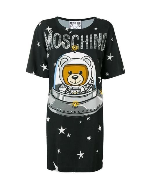 Moschino Black Logo Dress