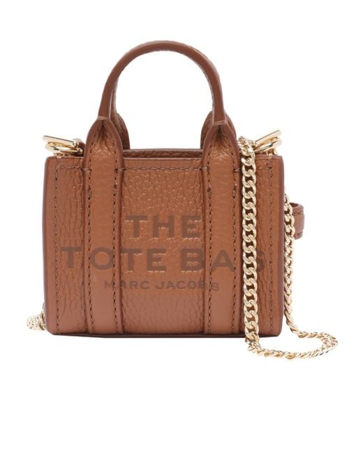 Marc Jacobs Brown Double Handle Shoulder Bag