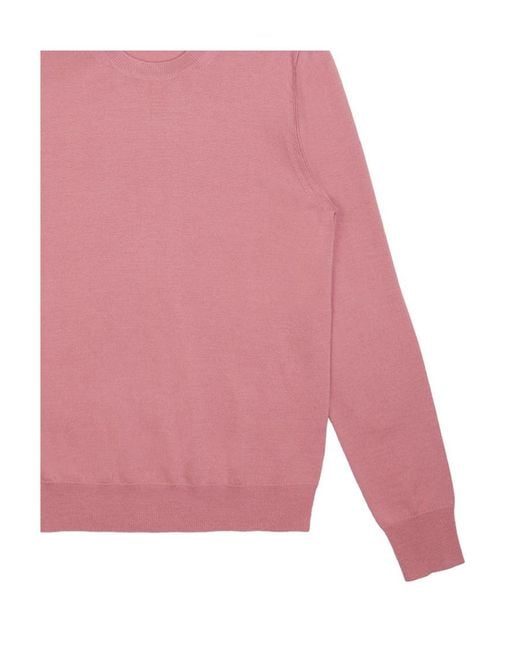 Burberry Pink Long-Sleeved Pullover for men