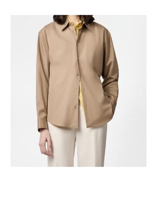 Tod's Natural Long-Sleeve Buttoned Shirt