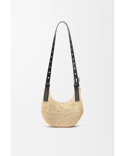 Loewe Metallic Mini Punch Hole Hobo Bag