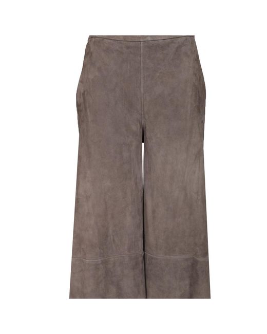 Forte_forte Brown Suede Trousers