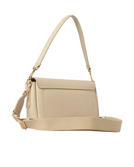 Coccinelle Natural C-Me Lock Large Shoulder Bag
