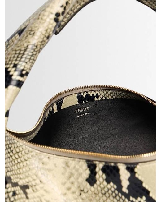 Khaite Metallic Olivia Medium Hobo