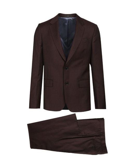 Paul Smith Black Soho Two-Button Regular Suits for men